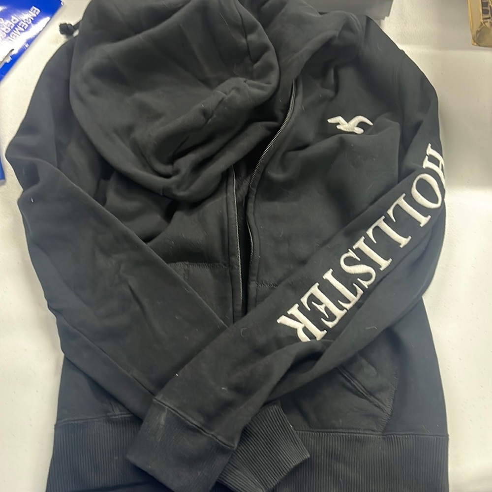 black zip up